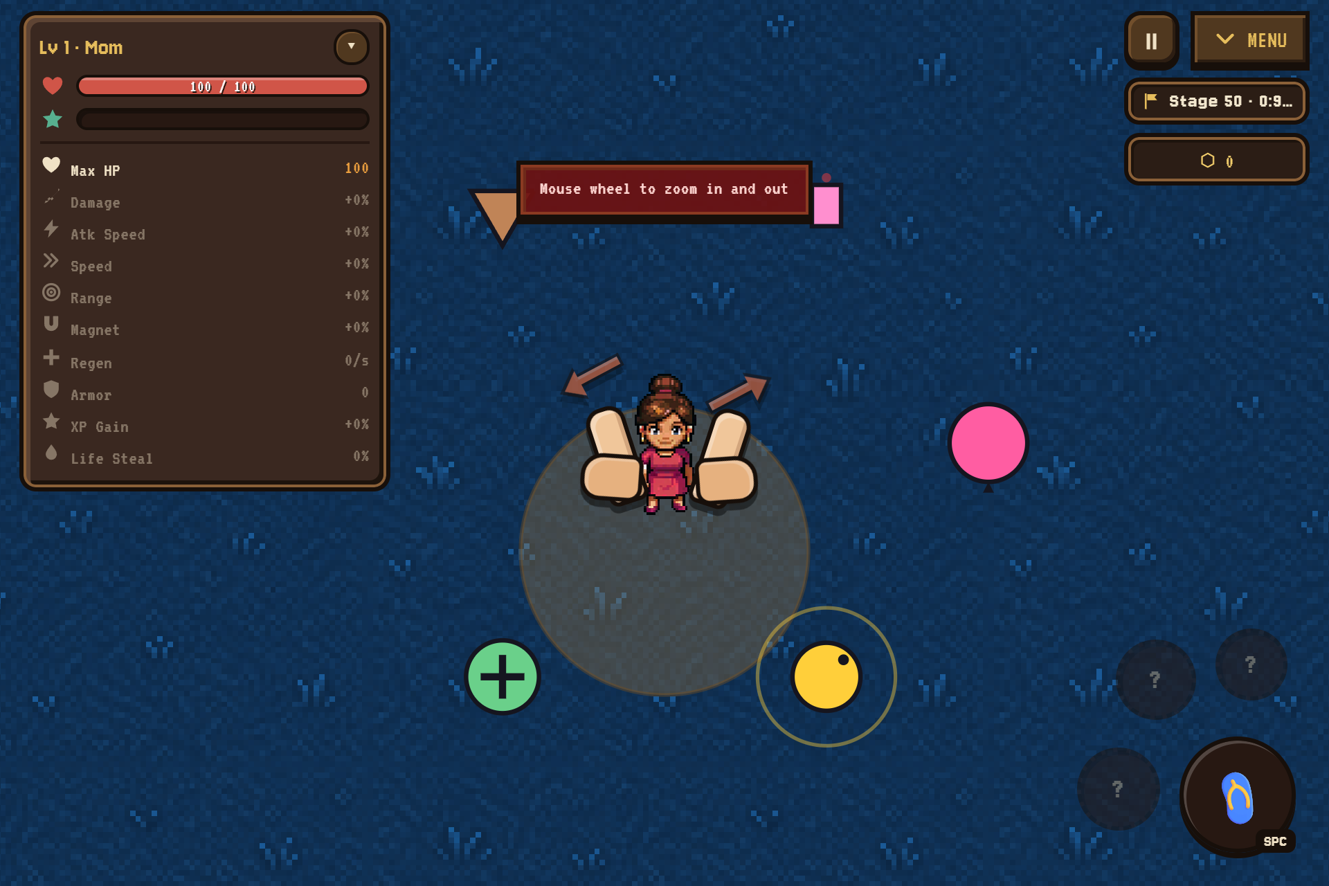 Elemental enemies and elite waves development screenshot
